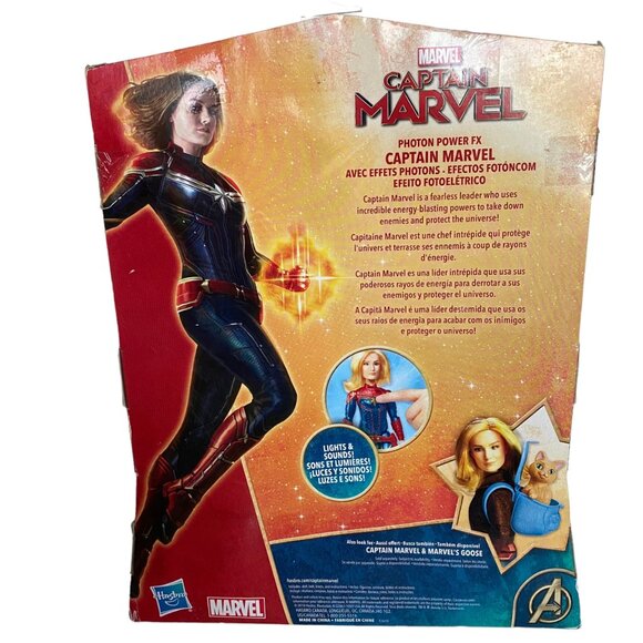 Avengers Captain Marvel Photon Power FX Electronic Super Hero Action Figure Doll - Picture 8 of 10